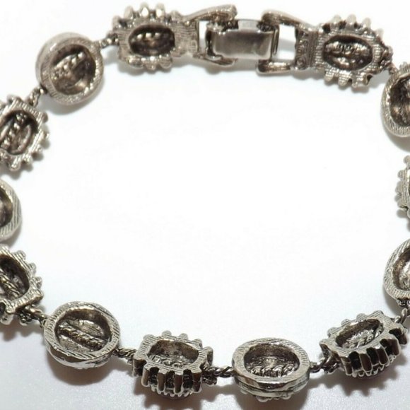 Vintage Arthur Pepper ART Silver Stone Bracelet - Picture 6 of 9